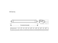 Всепогодная светодиодная балка ALO-S6-40-R4R5H1 комбинированный дальний свет 10° + 20° однорядная