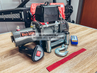 Лебедка электрическая 12V Electric Winch 6000lbs / 2722 кг стальной трос 7х15