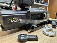 Лебедка электрическая автомобильная Master Winch A12000S 12V 5450 кг с синтетическим тросом IP67