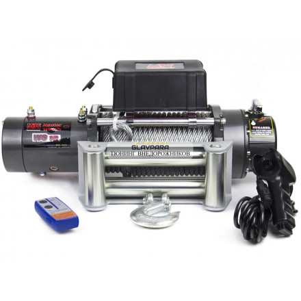 Лебедка электрическая автомобильная Master Winch MW 12000 12V 5450 кг со стальным тросом