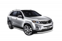 Защита переднего бампера одинарная Ø63мм (НПС) KIA Sorento с 2014