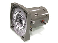 Мотор для лебедки 24V 9500-12000 lbs с плоским выходом (в комплекте со станиной)