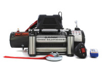 Лебедка электрическая 24V Electric Winch 12000lbs / 5443 кг стальной трос 9.1х20