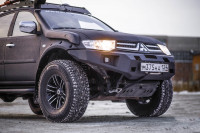 Бампер силовой передний STC тип Revo Mitsubishi Pajero Sport 2008-2015/L200 2013-2015