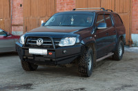 Бампер передний силовой OJeep для Volkswagen Amarok 2010 с кенгурином + доп. опции