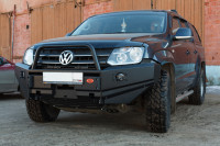 Бампер передний силовой OJeep для Volkswagen Amarok 2010 с кенгурином + доп. опции