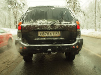 Задний силовой бампер АМЗ для Mitsubishi Pajero Sport 1