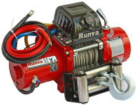 Лебёдка электрическая 12V Runva 9.5XS lbs 4350 кг короткий барабан