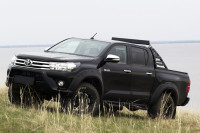 Расширители колёсных арок 50 мм Toyota Hilux 2015-2020 (VIII дорестайлинг) шагрень