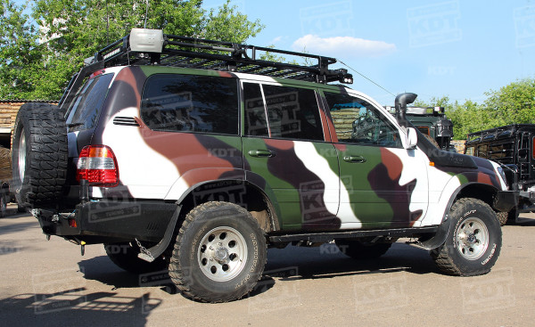 Багажник экспедиционный алюминиевый KDT для Land Cruiser 105